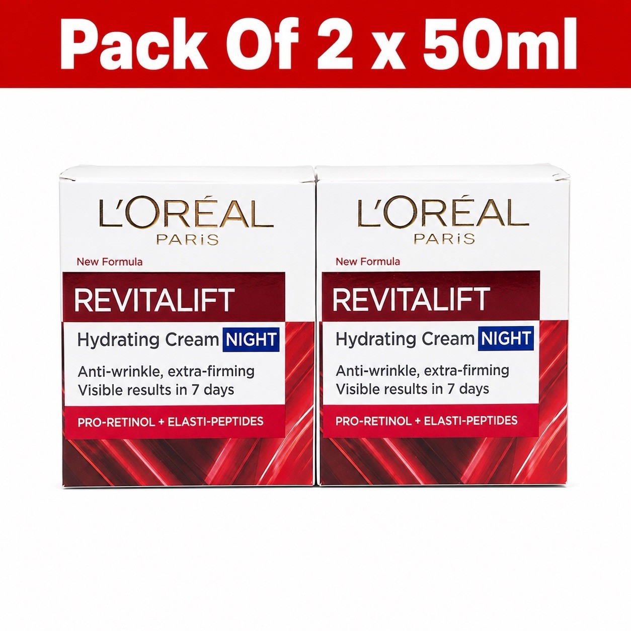 L'Oreal Paris Revitalift Anti-Wrinkle and Firming Night Cream 50ml, One Colour, Women - Image 15