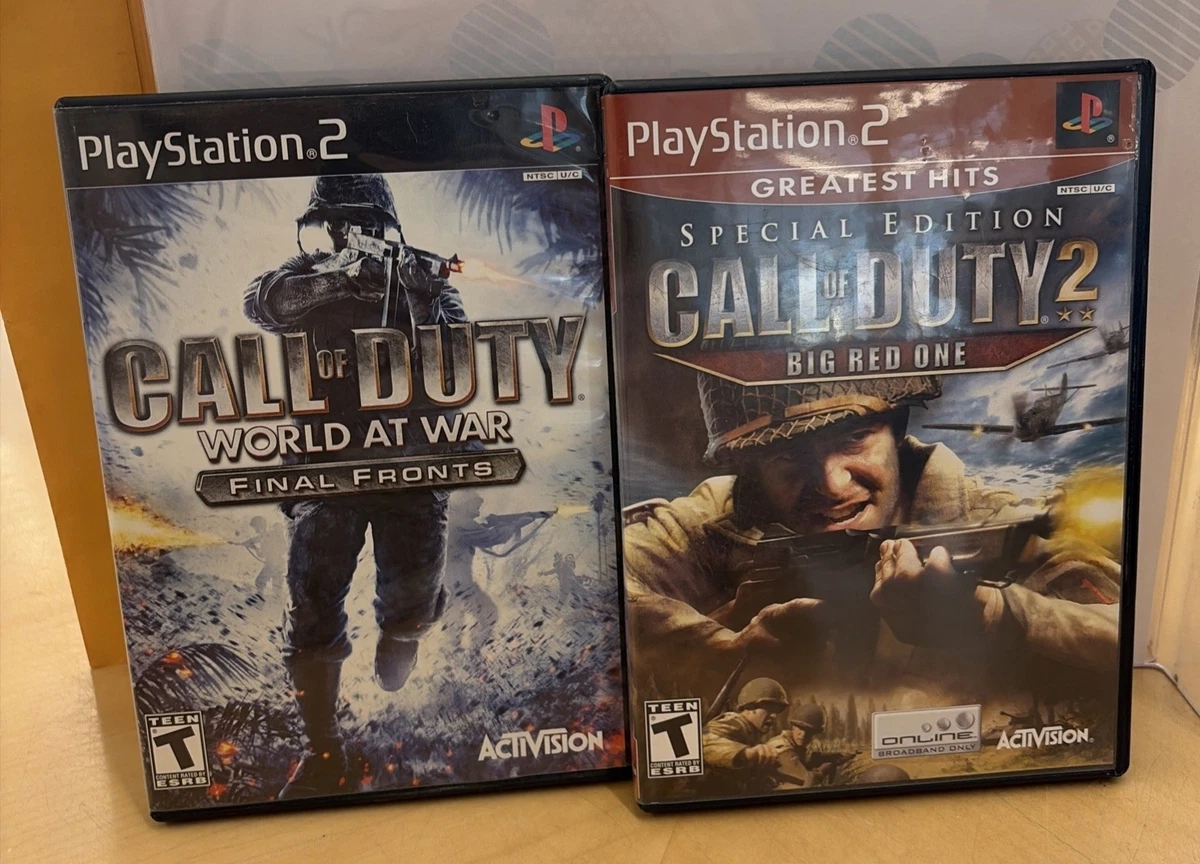 Sony PlayStation 2 Call of Duty 2: Big Red One Video Games for