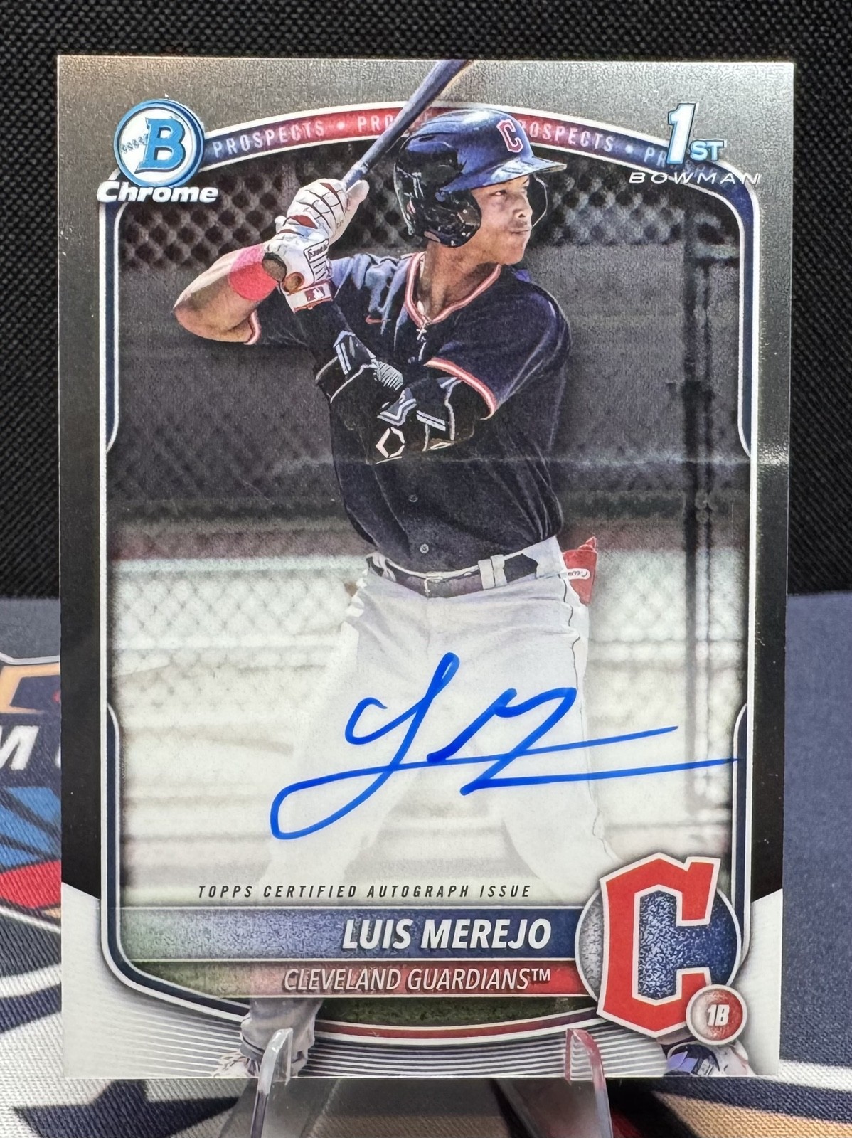 2025 Bowman - #CPA-LM Luis Merejo 1st Chrome Autograph- Guardians