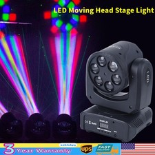 6 Bee Eye Led Moving Head Stage Lighting Rotating Beam Light Wedding Party Show