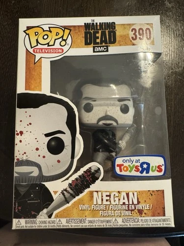 Funko Pop The Walking Dead Negan Black And White 390 Toys R Us Exclusive Read