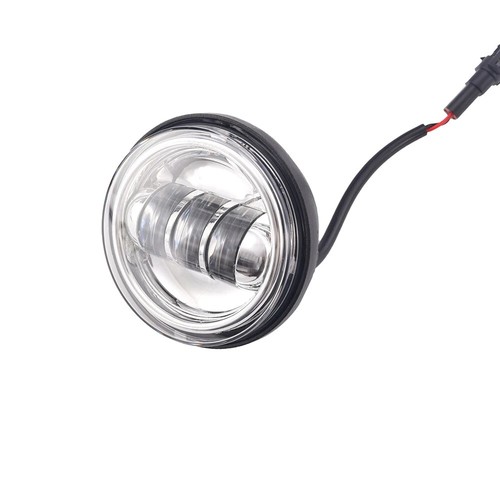 2Pcs 4.5 inch LED Spot Fog Passing Light For Harley Electra Glide Road King 12V - Picture 10 of 13