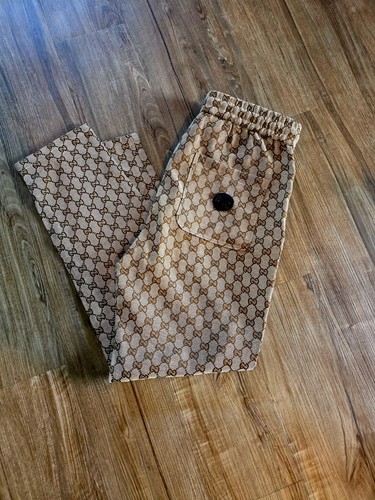 Pantalones de Lona Gucci GG Color Marrón Talla 46 Hombre o Mujer - Excelente Estado