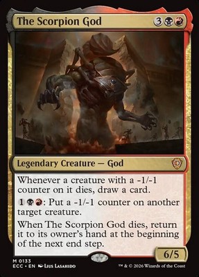 The Scorpion God 133 NM Lorwyn Eclipsed Commander MTG