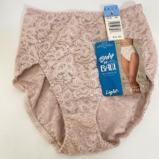 Bali Lace N Smooth Brief All Over Stretch Contour Lace High Cut Style 8732 Small