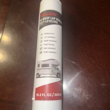 RV Roof Sealant 1 Pack, Self-Leveling Lap Sealant White, RV Caulking -1