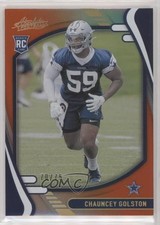 2021 Panini Absolute Rookies Spectrum Orange 70/75 Chauncey Golston #192 n0c