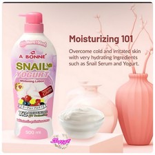 A bonne Snail Yogurt Whitening Lotion With Nano White Gluta 500ml