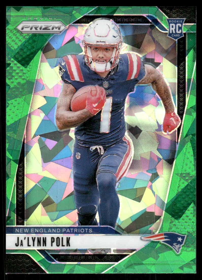 2024 Panini Prizm Prizms Green Ice #339 Ja'Lynn Polk - FB