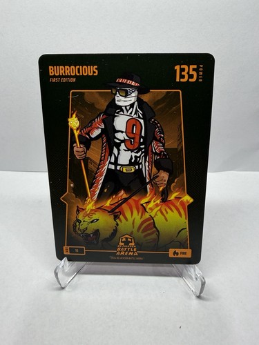 Bo Jackson Battle Arena First Edition Burrocius Power 135 Fire Card 10 