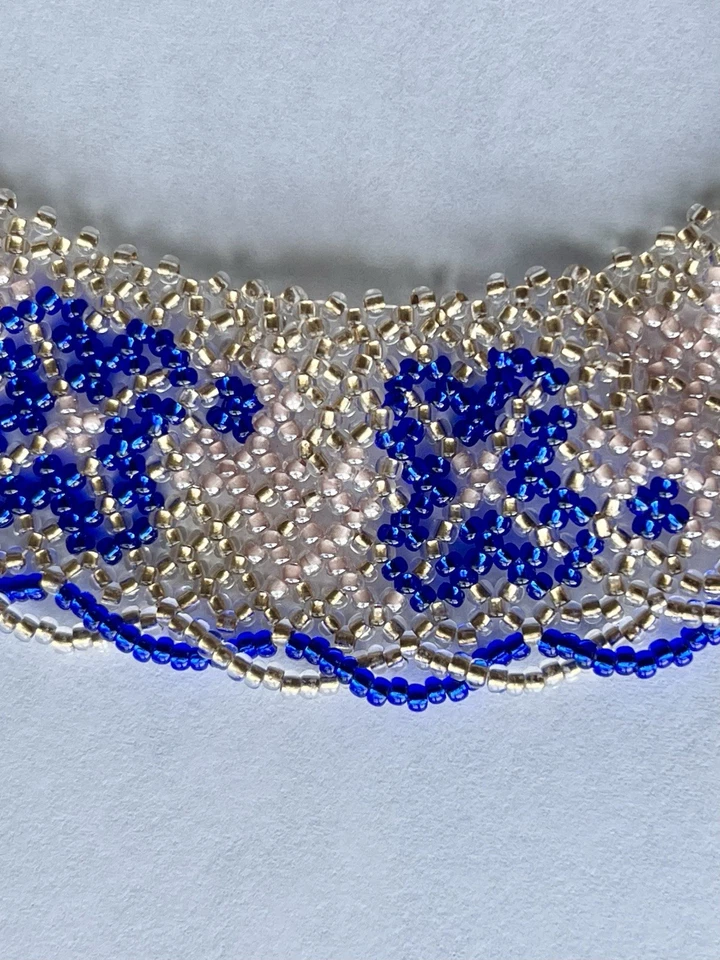 Nuevo collar gargantilla con cuentas hecho a mano Foto 2 de 3