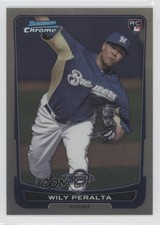 2012 Bowman Draft Chrome Refractor 24/300 Wily Peralta #48 0j6