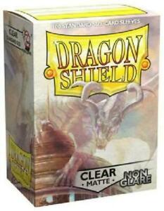 Non-Glare Matte Clear 100 ct Dragon Shield Sleeves Standard Size 10% OFF 2+