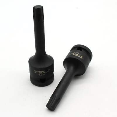 TMAX IP20-IP70 3 Inch Torx Plus 6 Point Impact Socket Bit 1/2 Inch Square Drive
