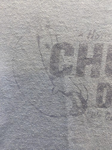 Chubby's Drive-In Ringer Shirt Mens Small Fossil Brand Weiner Funny Spell Out - Picture 3 of 9