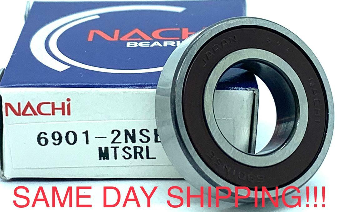 よしごん NACHI JAPAN 6901 2NSE DEEP GROOVE BALL BEARING 12x24x6mm 6901 2RS