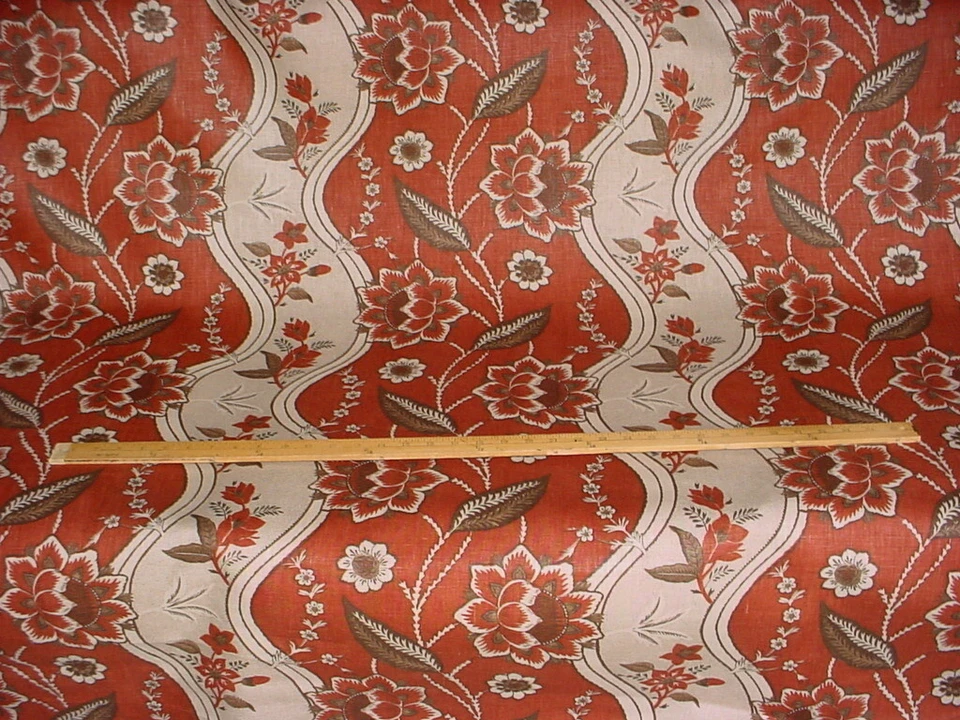 7-1/4Y Lee Jofa 2010133 Gore House French Floral Linen Print Upholstery Fabric - Image 2 of 4