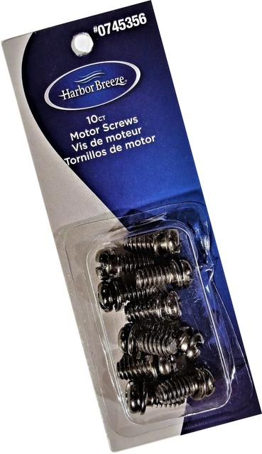 Ceiling Fan Motor Screws Dark Chrome 10 Pack For Sale Online