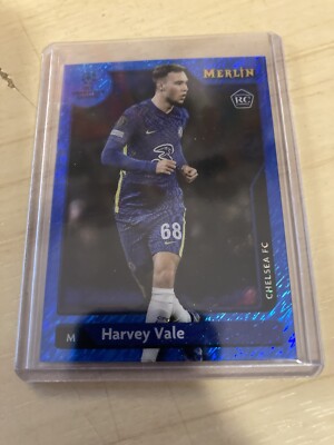 2022 Topps Merlin Harvey Vale Blue 31/75 Refractor