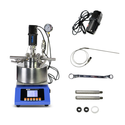 Lab 50ml Mini Electric Stirring High Pressure Reactor Autoclave 350  220Bar 110V