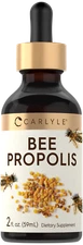 Bee Propolis Liquid Drops | 2 Fl Oz Tincture | Non-GMO, Gluten Free | by Carlyle