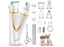 Small Dog Grooming Kit, 4 in 1 Electric Cordless Dog Paw Trimmer