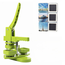 50 50mm 2inch Square Fridge Magnet Making Machine with 100 Sets Magnet Materials