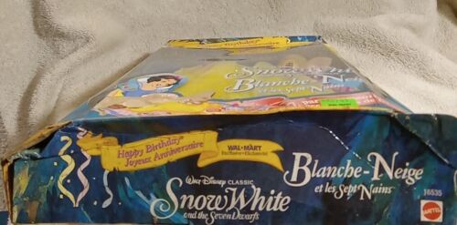 1996 Schneewittchen Puppe Disney Happy Birthday Joyeux Anniversaire Mattel 16535 Neu - Bild 9 von 9