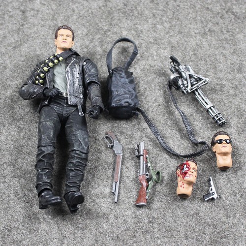 NECA Terminator 2 Judgment Day T-800 7'' Action Figure PVC Model Deluxe Edition - Picture 8 of 10
