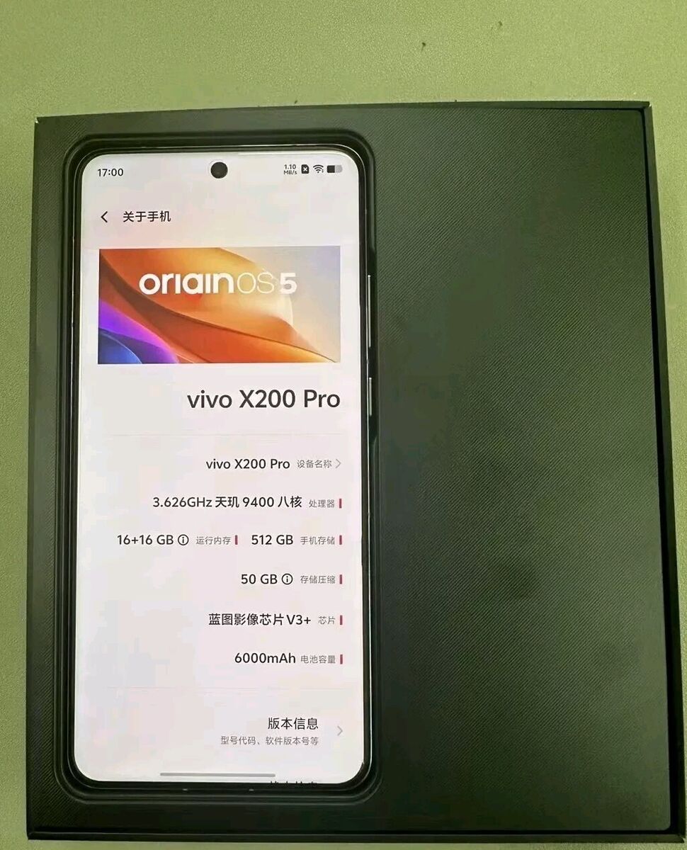 vivo x200 Pro 16GB+512GB Blue CN version Dimensity9400 5G vivo x200 Pro 16GB+512GB Blue CN version Dimensity9400 5G
