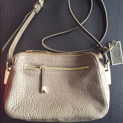 Petit Sac Bandoulière Vince Camuto En Cuir Vert Olive - Taille Small, Style Messenger