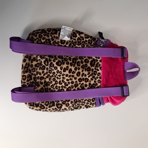 Zaino Jellycat Ragazze Stampa Leopardata Borsa Pollo Tasca 3D Rag Doll Difetto Y2K - Foto 11 di 12