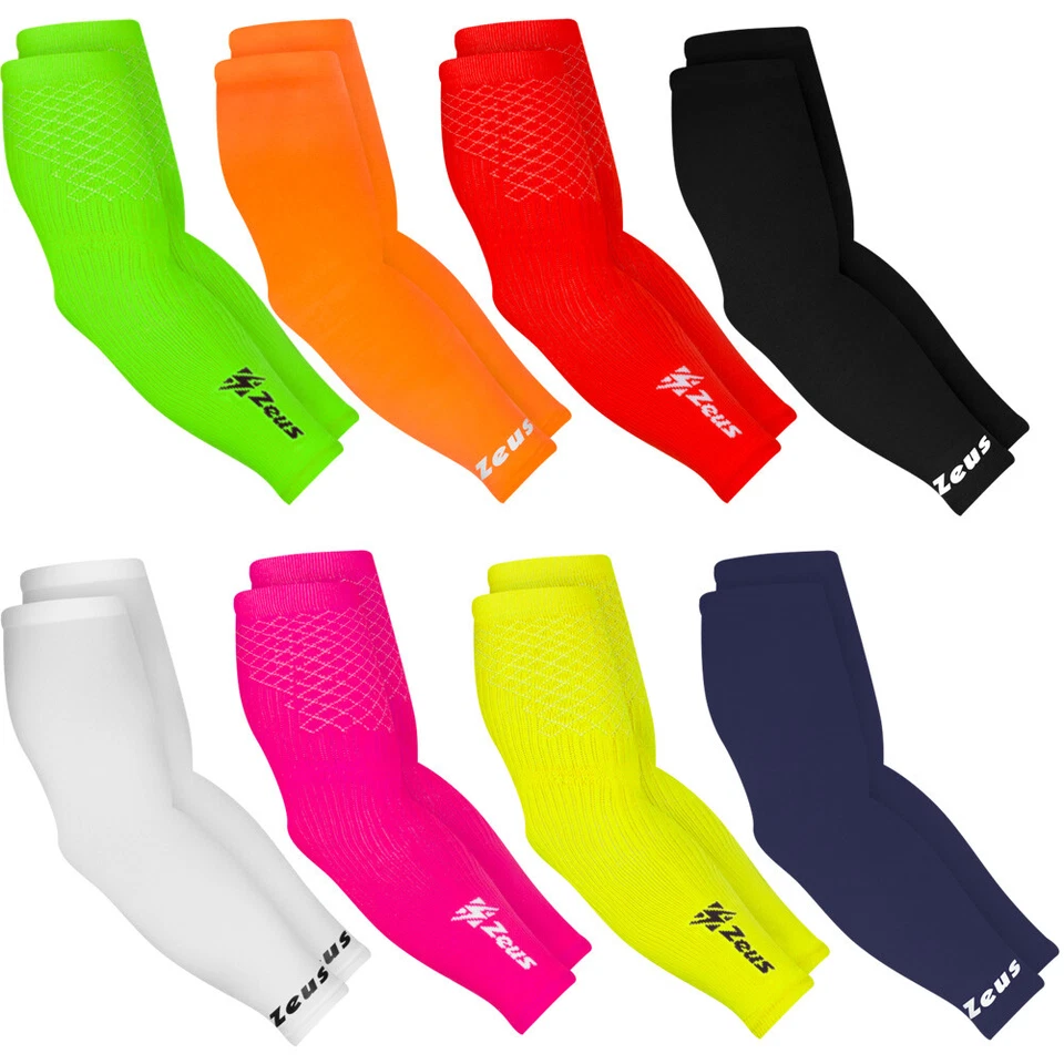 Zeus Kompression Arm Sleeves Sport Volleyball Basketball Ellbogenbandage neu