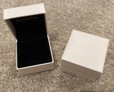 New Authentic White Pandora Charm or Charm holder Gift Box Without Insert