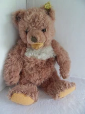 Steiff bear vintage from the 60's button and flag fully jointed Germany 444