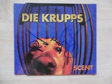 Die Krupps autographs signed CD cover "Scent"