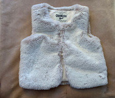 Osh Kosh B'Gosh Gray Faux Fur Vest, Baby 18 M