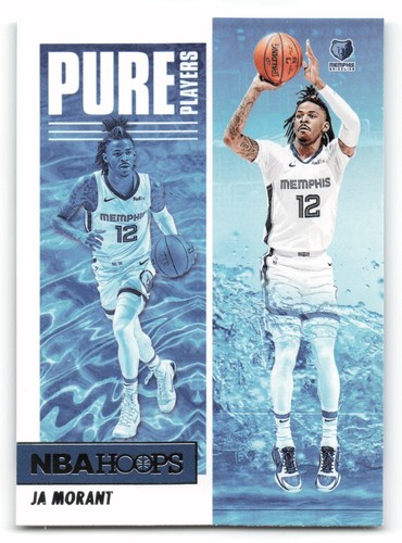 2021 22 Hoops Pure Players 7 Ja Morant Memphis Grizzlies INSERT 2021-22-hoops-pure-players-7-ja-morant-memphis-grizzlies-insert