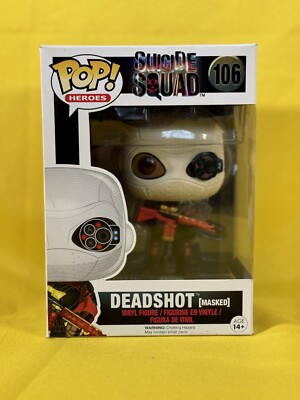 Funko POP! Movies: Suicide Squad Deadshot 106 Vinyl Figure W/ PROTECTOR - P64