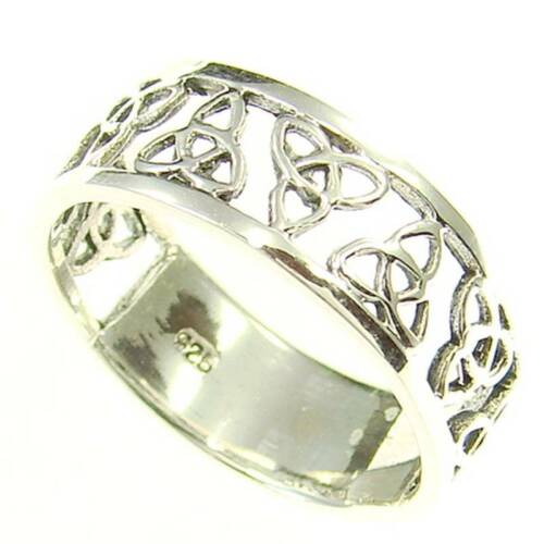 Keltische Triquettas Ring 925er Silber Symbol Schmuck - NEU