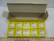 BOX OF 10 Hubbell Receptacle, Single 125V ac, 15A, 2-Pole, Nylon, Brown BL5258M1