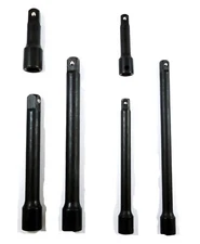 6pc AIR IMPACT EXTENSION BAR SOCKET WRENCH SET 3/8" & 1/2" DRIVE