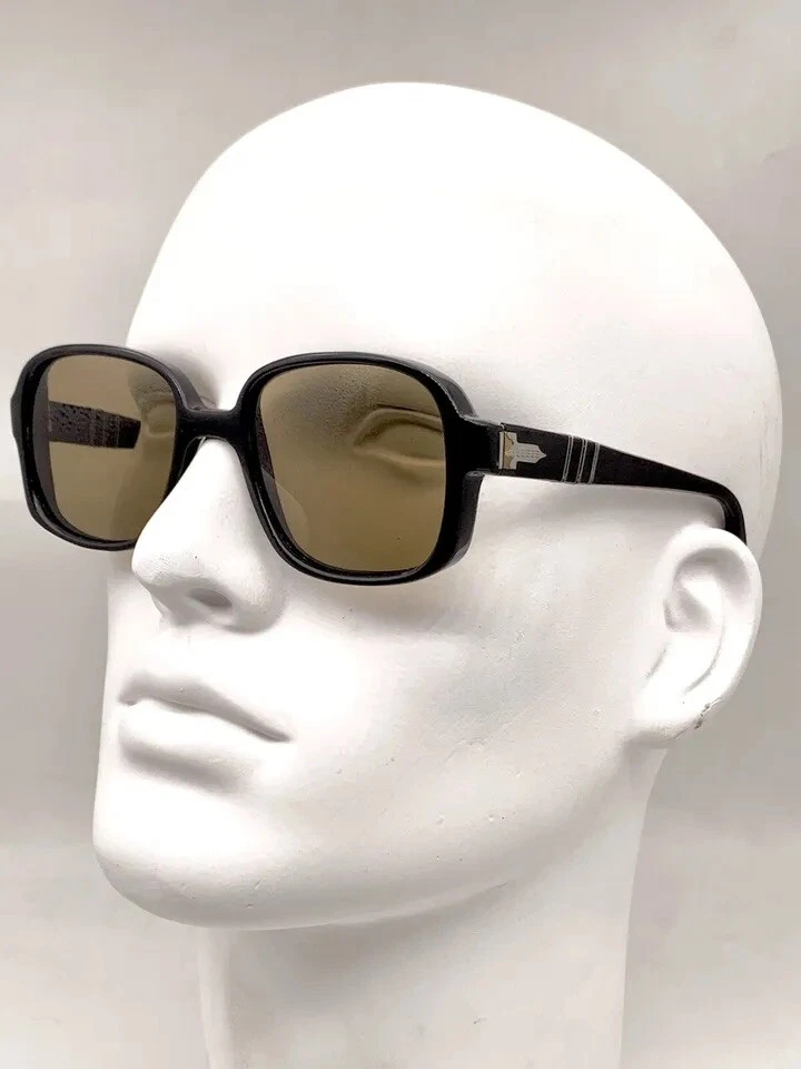 Очки солнцезащитные PERSOL RATTI винтажные 93111 Patent meflecto GULF OPTIK черные как новые - Изображение 3 из 4