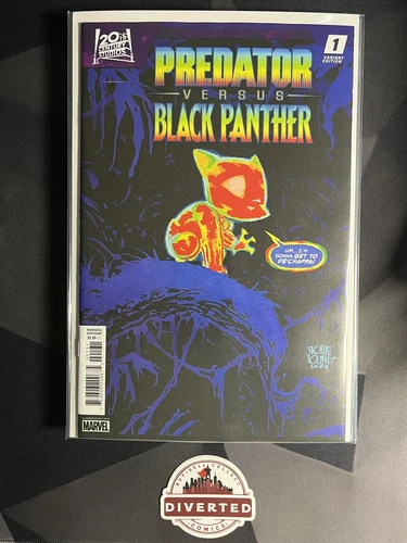 Predator Versus Black Panther #1 Skottie Young Variant 2024 Marvel Comics (2433)