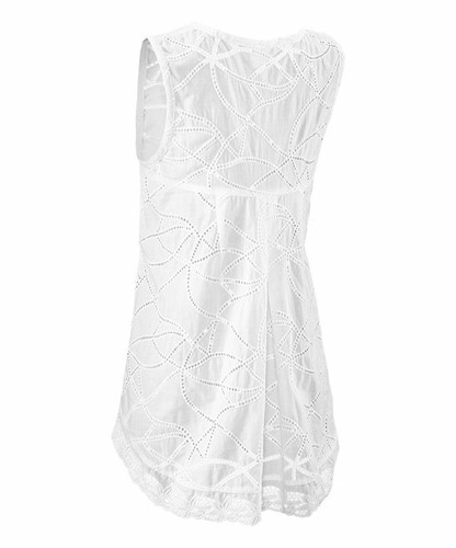 Cabi Damen Größe S Weiß Gemma Top Ärmellos Cutout Ösen Asymmetrisch Boho - Bild 3 von 12