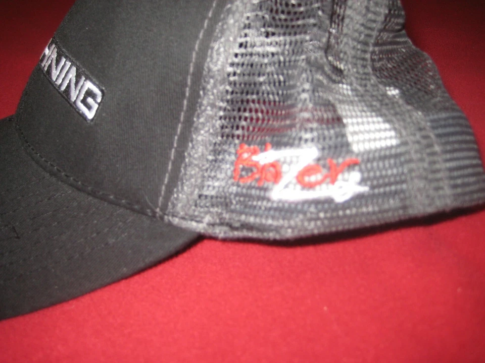 Bohning Blazer Vanes Black Cap, Adjustable, Barely Used, Part Mesh "worn" look - Image 2 of 4