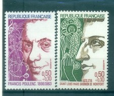 France 1974 - Y & T  n. 1784/85 - Personnages célèbres (Michel n. 1864-82)