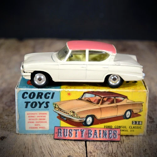 Original Vintage Corgi 234 Ford Consul Classic 315, Boxed