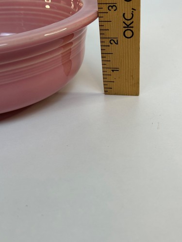 Fiestaware 2 große Servierschalen Größe 1 QT (32oz) flacher Rand immergrün und Rose - Bild 7 von 15