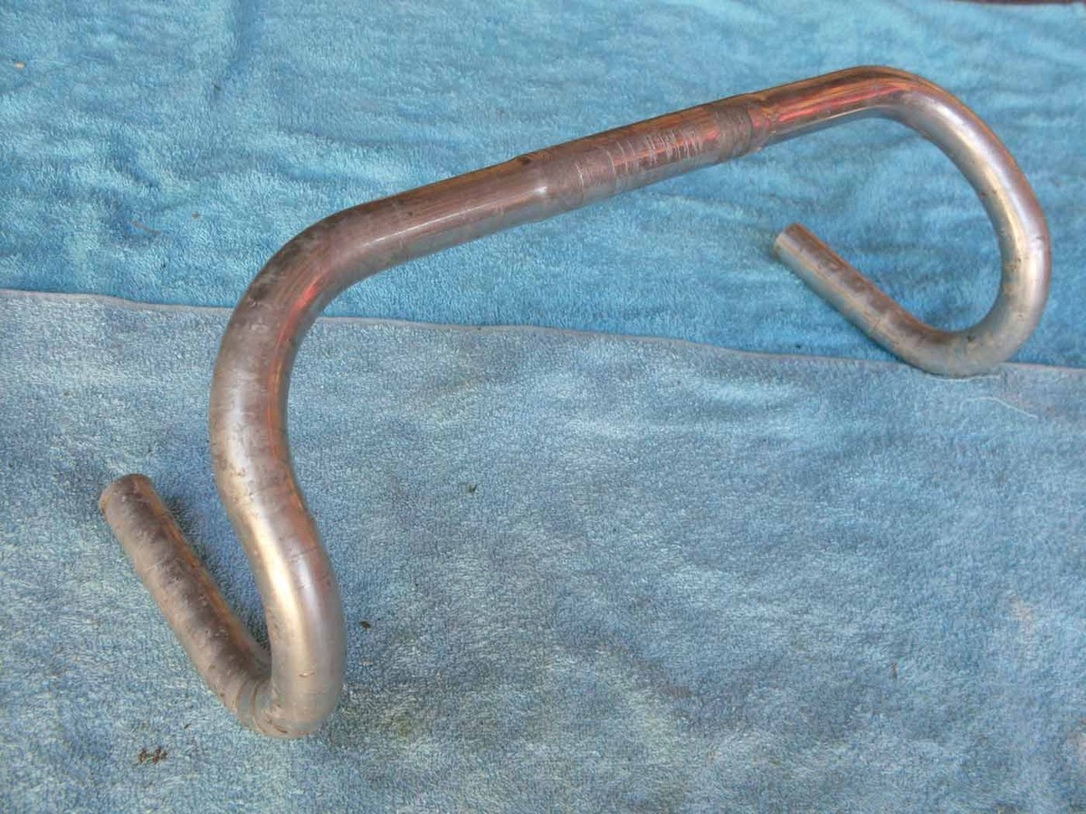 Guidon Vélo Route Philippe Atax Franco Italia - Vintage Aluminium - 25.4mm